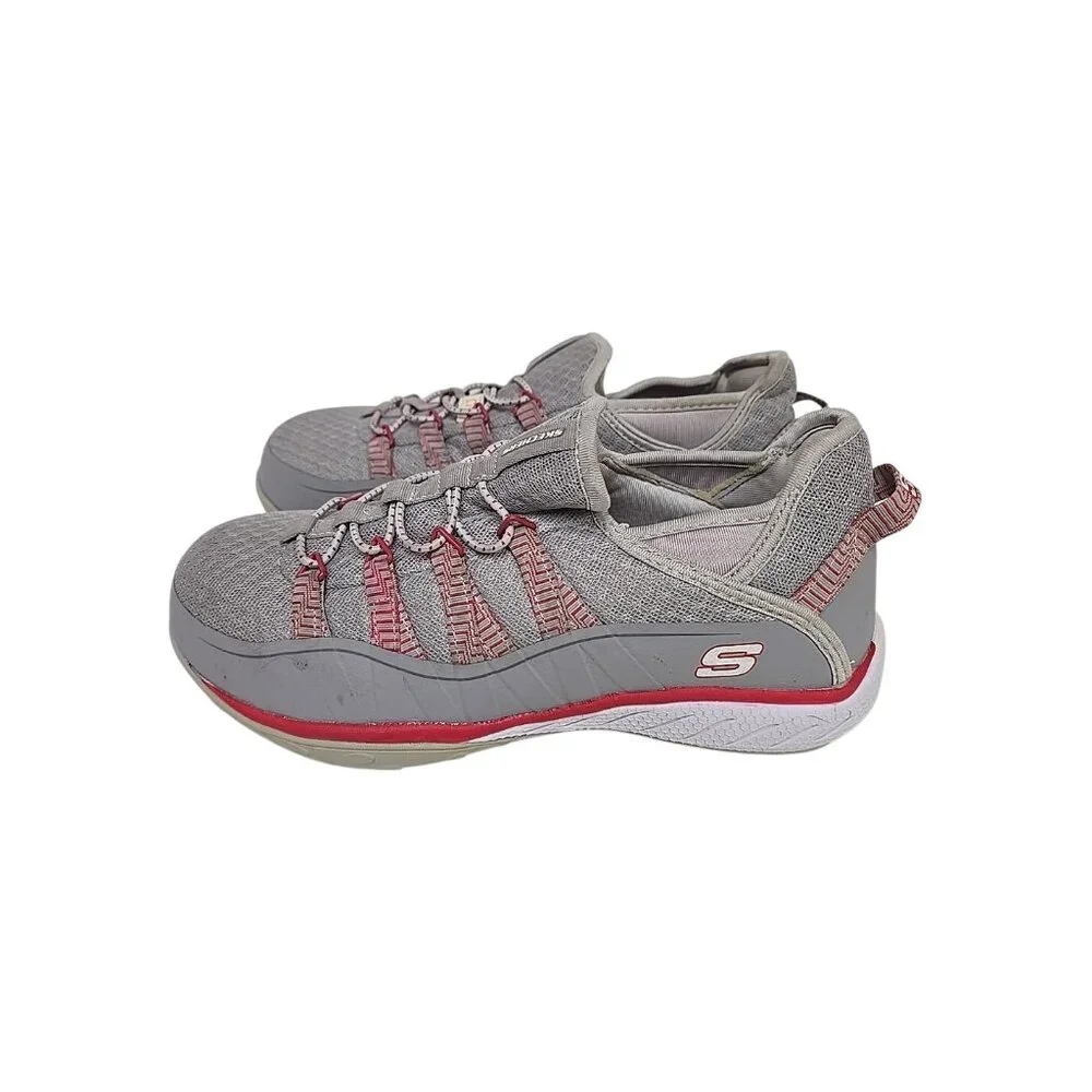 Skechers Women's Aluminum Toe SP Slip Resistant Work Shoes 99996596 Gray 8M - Picture 4 of 7